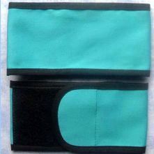 Plain Wrap Armband - Turquoise & Black